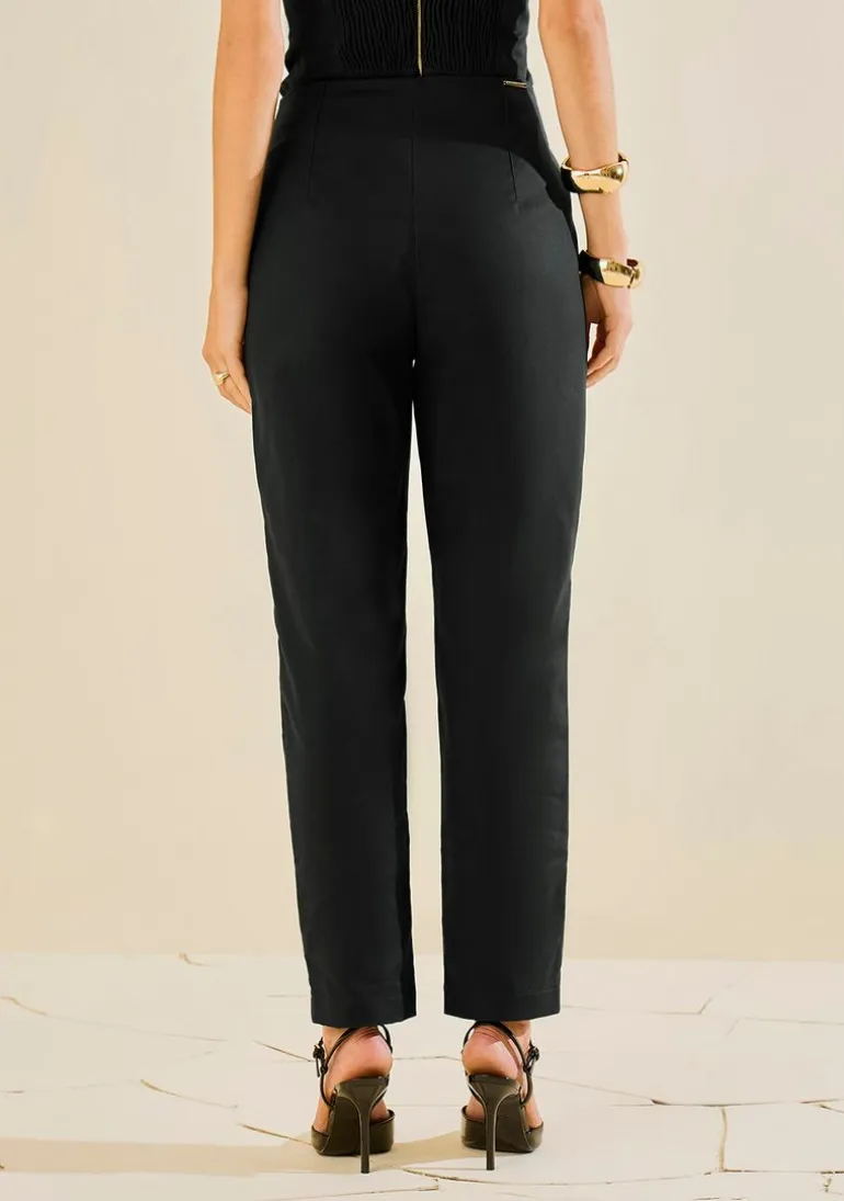Calça Morena Rosa Slim Alta Preto