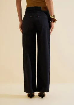Calça Morena Rosa Wide Alta Azul