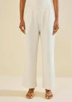 Calça Reta Alvéolo Branco