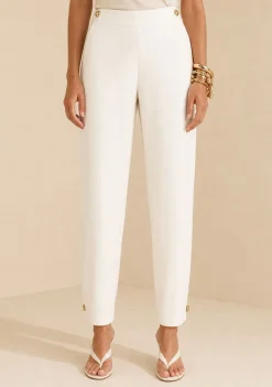 Calca Cenoura Refino Off White