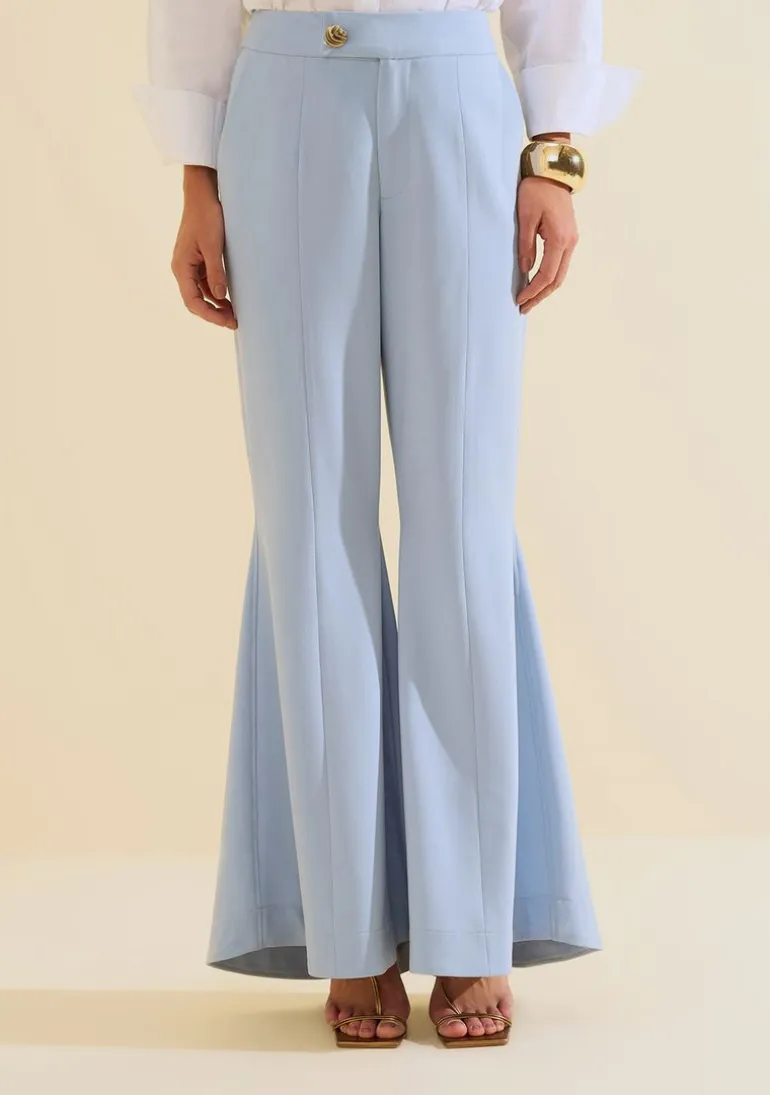 Calca Flare Origem Azul