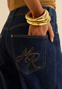 Calca Jeans Reta Prisma Azul