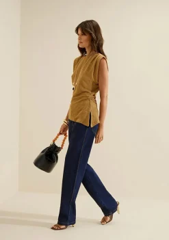 Calca Jeans Reta Prisma Azul