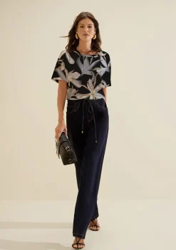 Calca Jeans Wide Prisma Azul