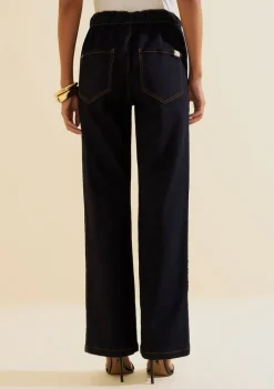 Calca Jeans Wide Prisma Azul