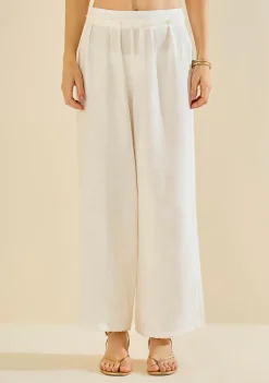 Calca Reta Salina Off White