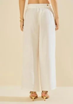 Calca Reta Salina Off White