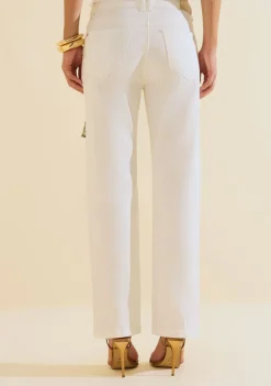 Calca Reta Salina Off White