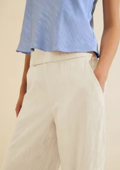 Calca Wide Aurora Off White