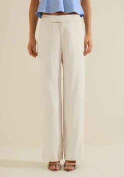 Calca Wide Aurora Off White