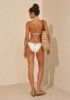 Calcinha Morena Rosa Inteira Ripple Off White