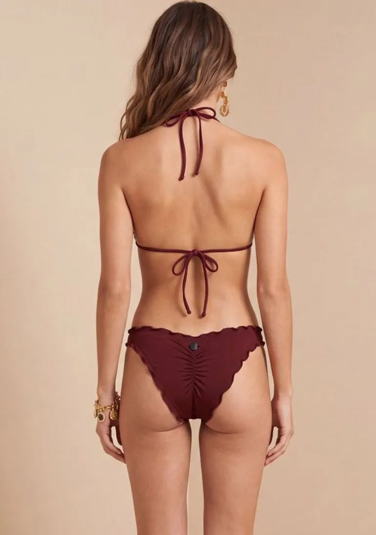 Calcinha Morena Rosa Inteira Ripple Roxo