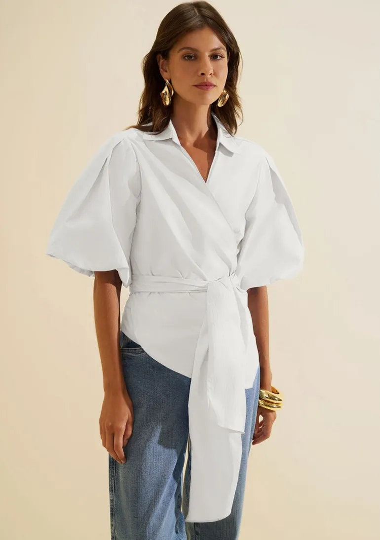 Camisa Manga Curta Aeris Branco