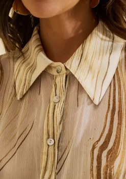 Camisa Manga Longa Nereia Off White