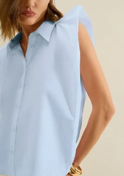 Camisa Sem Manga Aeris Azul