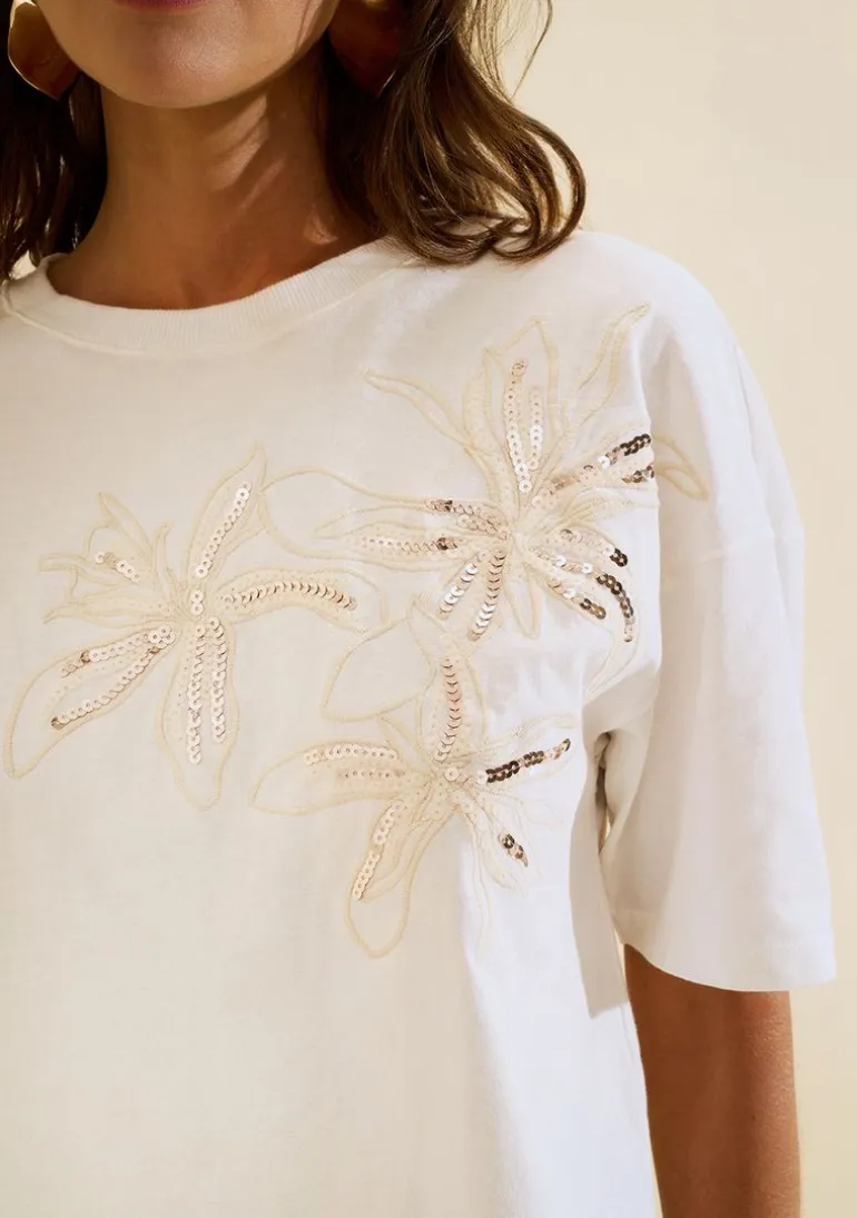 Camiseta Manga Curta Sonata Off White