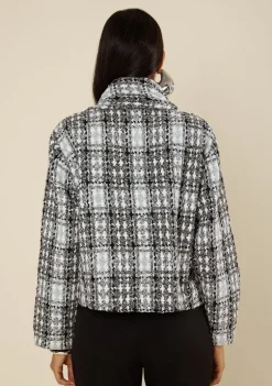 Casaco Tweed Valenza Preto