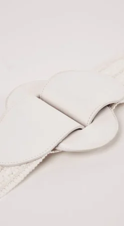 Cinto Morena Rosa Cintura Largo Com Elástico Off White