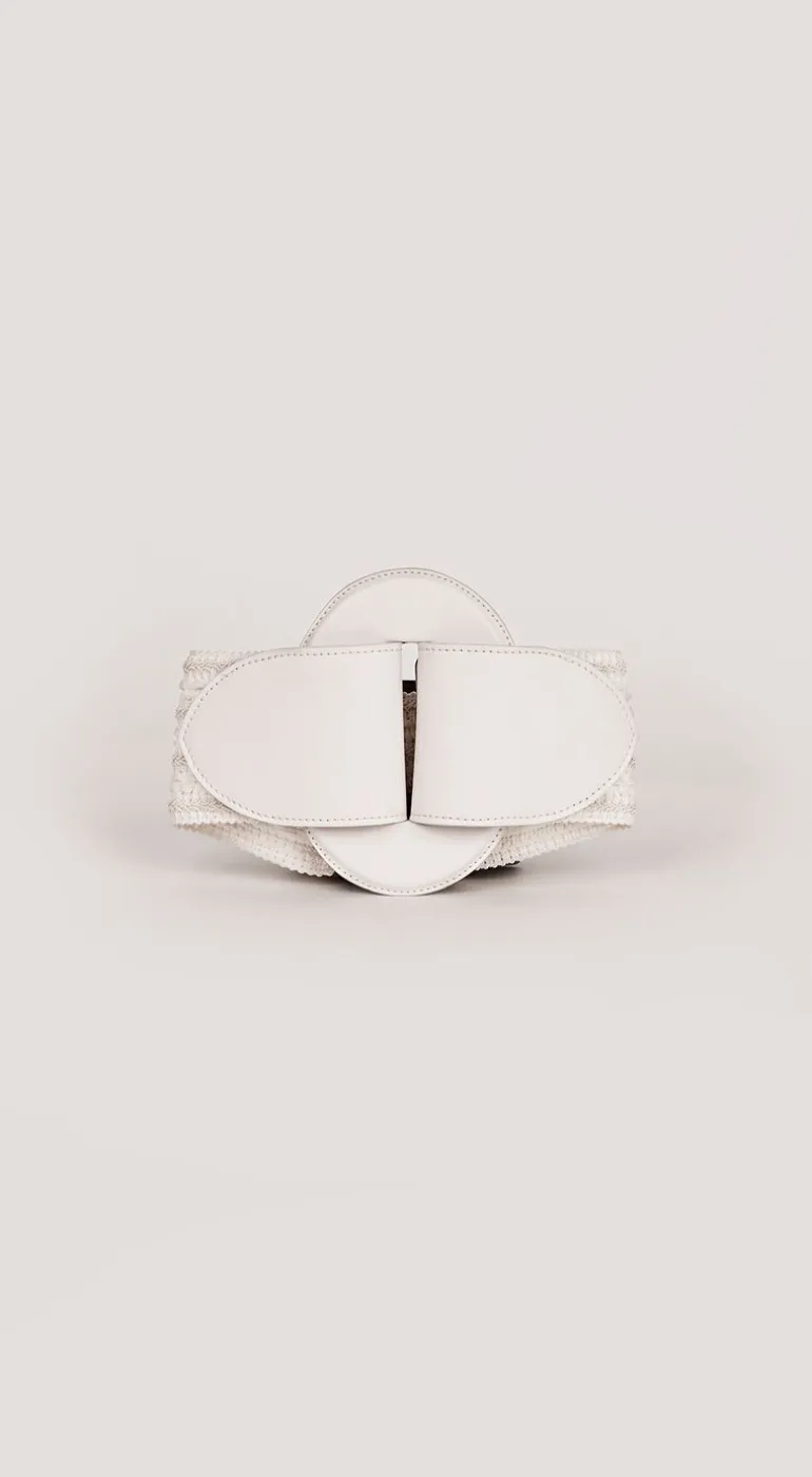 Cinto Morena Rosa Cintura Largo Com Elástico Off White