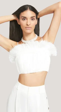 Cinto Morena Rosa Faixa Reto Com Amarração Off White