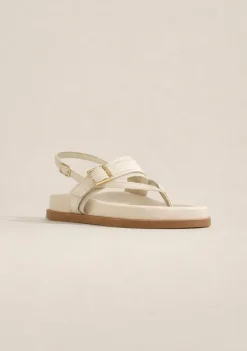 Sandalia Papete Alba Off White