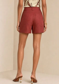 Short Amplo Estado Natural Bordo