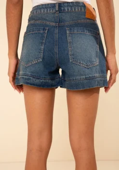 Shorts Morena Rosa Reto Alta Azul