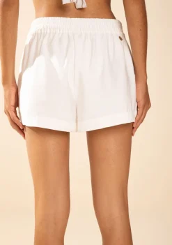 Shorts Morena Rosa Reto Média Off White