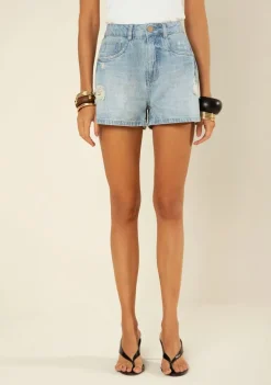 Shorts Reto Florescer Azul