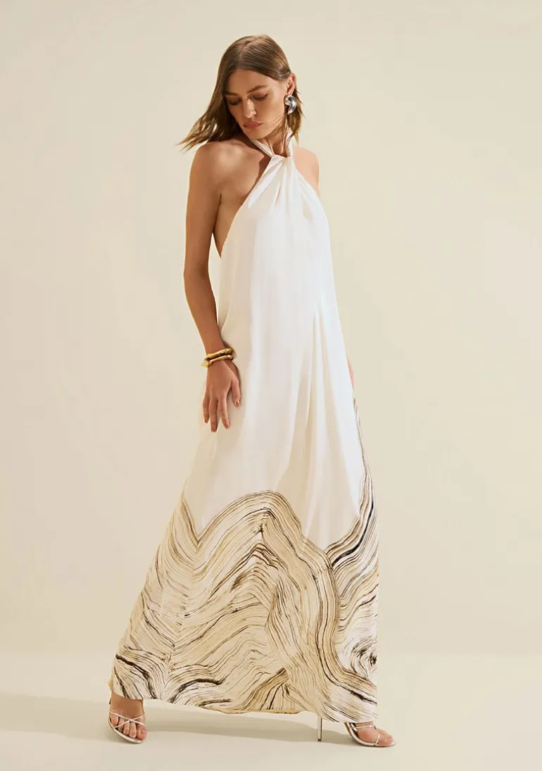 Vestido Cava Francesa Nereia Off White