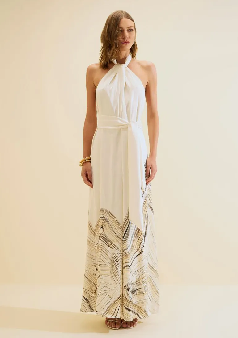 Vestido Cava Francesa Nereia Off White