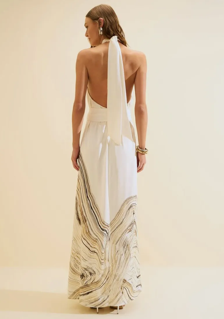 Vestido Cava Francesa Nereia Off White