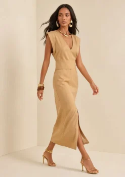 Vestido Curto Orla Bege