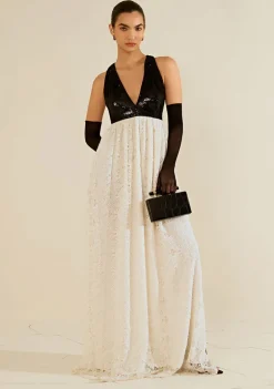 Vestido de Renda Dálmata Off White