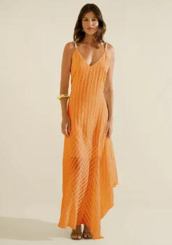 Vestido Longo Lumina Laranja