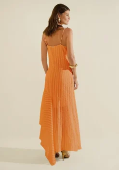 Vestido Longo Lumina Laranja