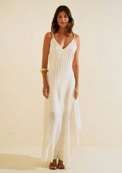 Vestido Longo Lumina Off White