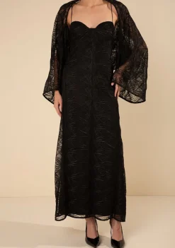 Vestido Longo Obsidiana Preto