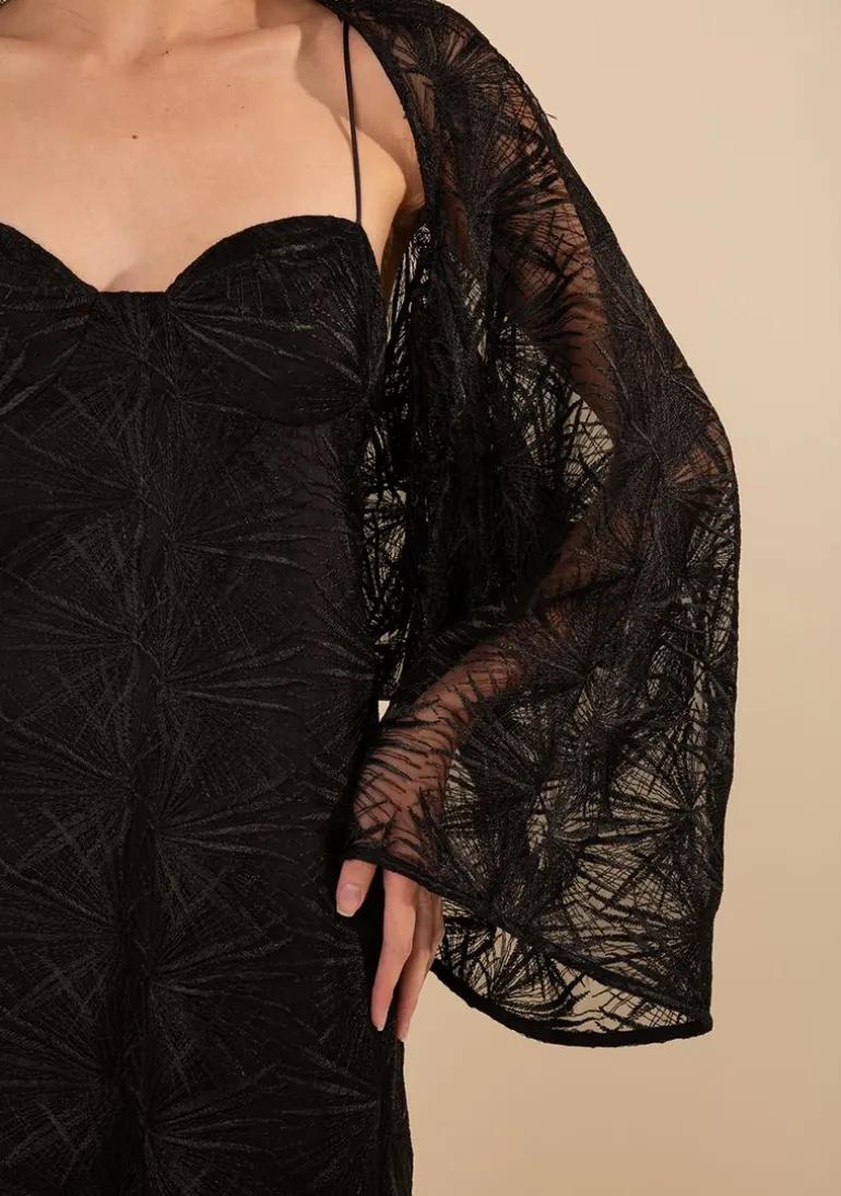 Vestido Longo Obsidiana Preto