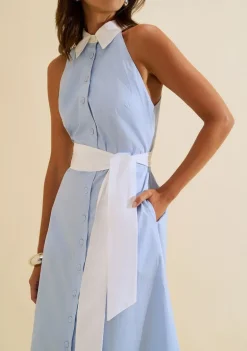 Vestido Midi Aeris Azul
