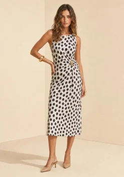 Vestido Midi Flora Preto