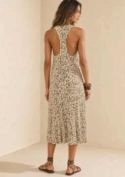 Vestido Midi Instinto Bege