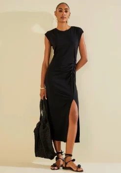 Vestido Midi Náutilo Preto