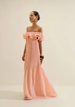 Vestido Ombro a Ombro Alba Rosa